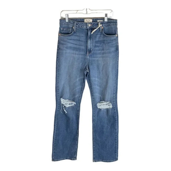 Letter To Juliet Venice Kick Distressed Jeans - Picture 1 of 10